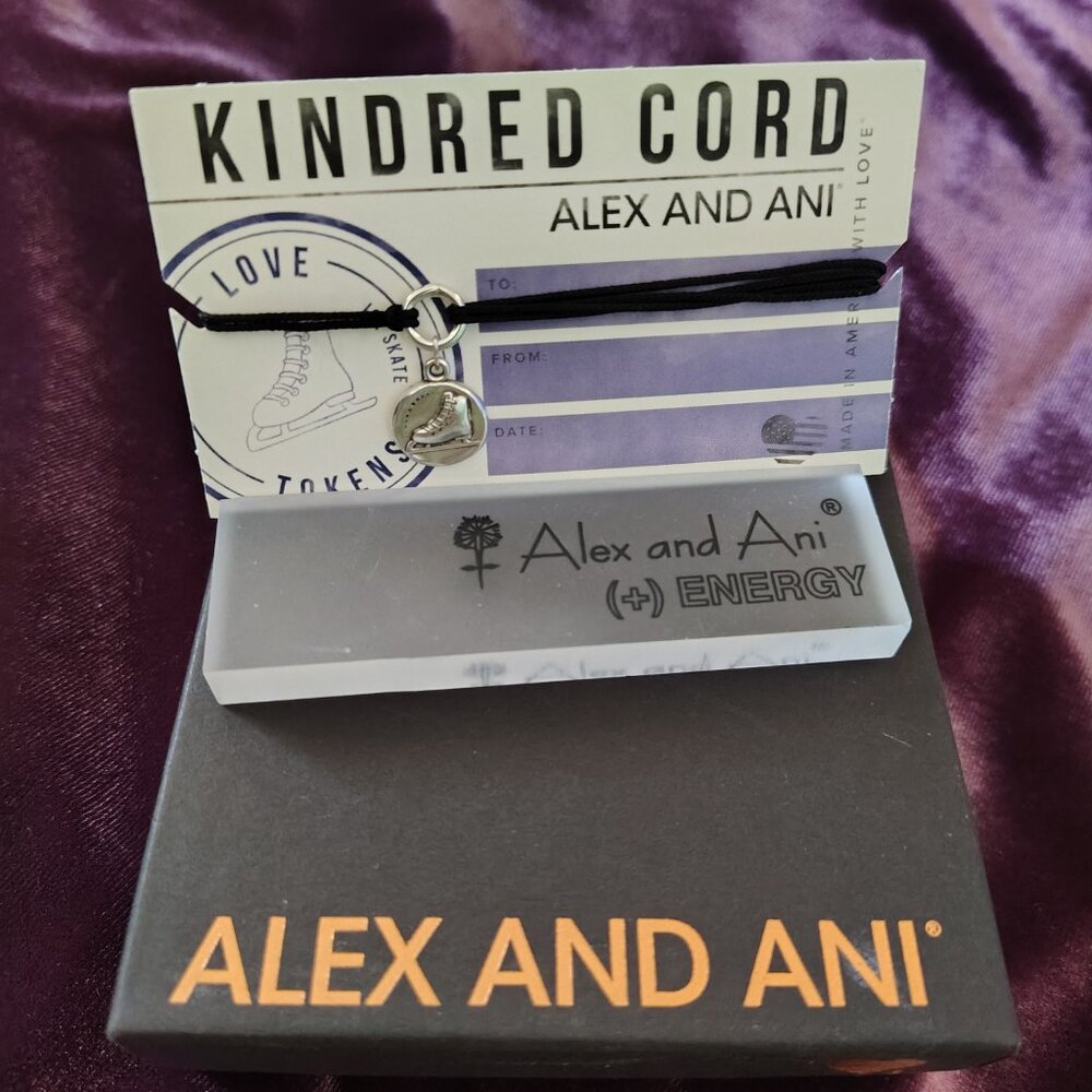 Alex and Ani Kindred Cord Ice Skate Bracelet   794